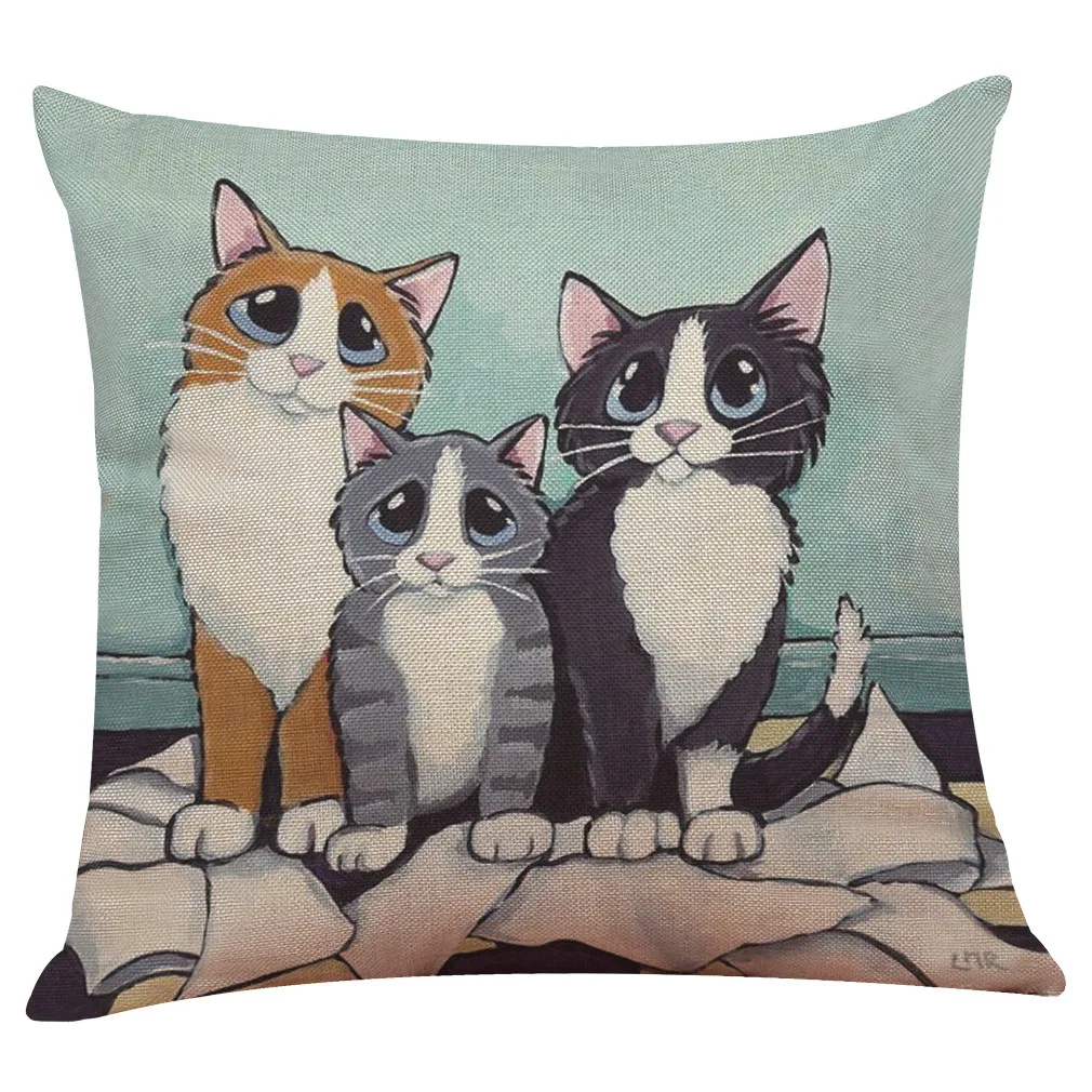 Cute Cat Sofa Bed Home Decoration Festival Cushion Cover farmhouse home decor fundas cojines decorativos vintage
Cute Cat Sofa Bed Home Decoration Festival Cushion Cover farmhouse home decor fundas cojines decorativos vintage
