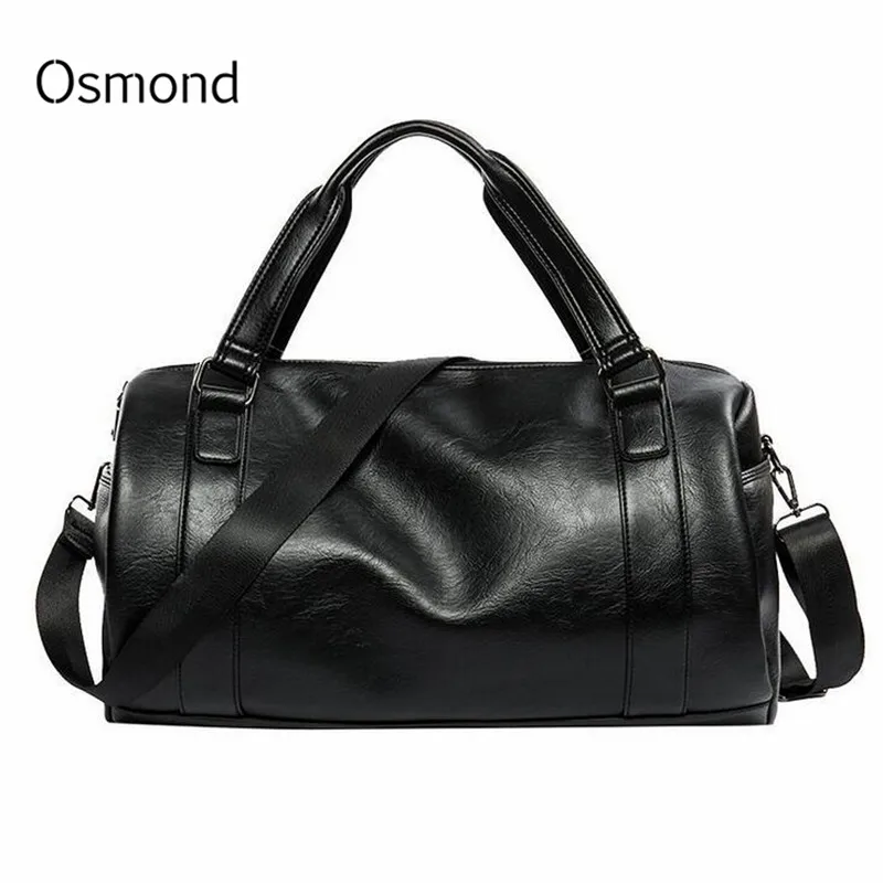 Osmond Men's Travel Bags Black Bucket Handbags High Quality PU Leather Shoulder Bag Men Business Luggage Bag Weekend Duffel Bag
Osmond Men's Travel Bags Black Bucket Handbags High Quality PU Leather Shoulder Bag Men Business Luggage Bag Weekend Duffel Bag
