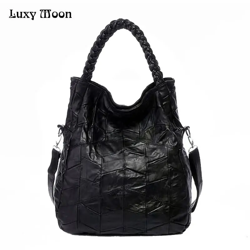 Luxy Moon Women Genuine Leather Bag Real Lather Portable Handbags Fashion Pachwork Women's Bag Messenger Bag Black Bolsos ZD680
Luxy Moon Women Genuine Leather Bag Real Lather Portable Handbags Fashion Pachwork Women's Bag Messenger Bag Black Bolsos ZD680