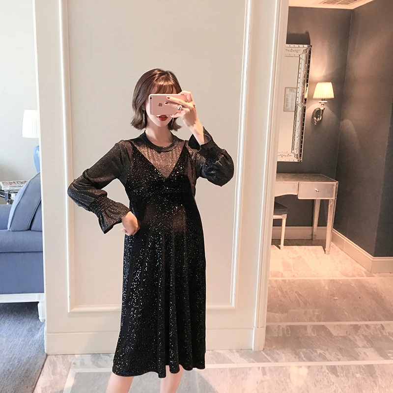 2018 New Brand Winter Maternity Dress Woman Fashion Style Large Size Dress Pregnant Woman Casual Clothing MD-00443
2018 New Brand Winter Maternity Dress Woman Fashion Style Large Size Dress Pregnant Woman Casual Clothing MD-00443