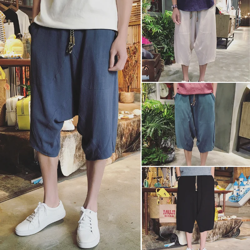 Sinicism Store Ins Mens Ethnic Style Clothing 2018 Man Solid Casual Black Pants Male Summer Harajuku Calf-Length Pants
Sinicism Store Ins Mens Ethnic Style Clothing 2018 Man Solid Casual Black Pants Male Summer Harajuku Calf-Length Pants