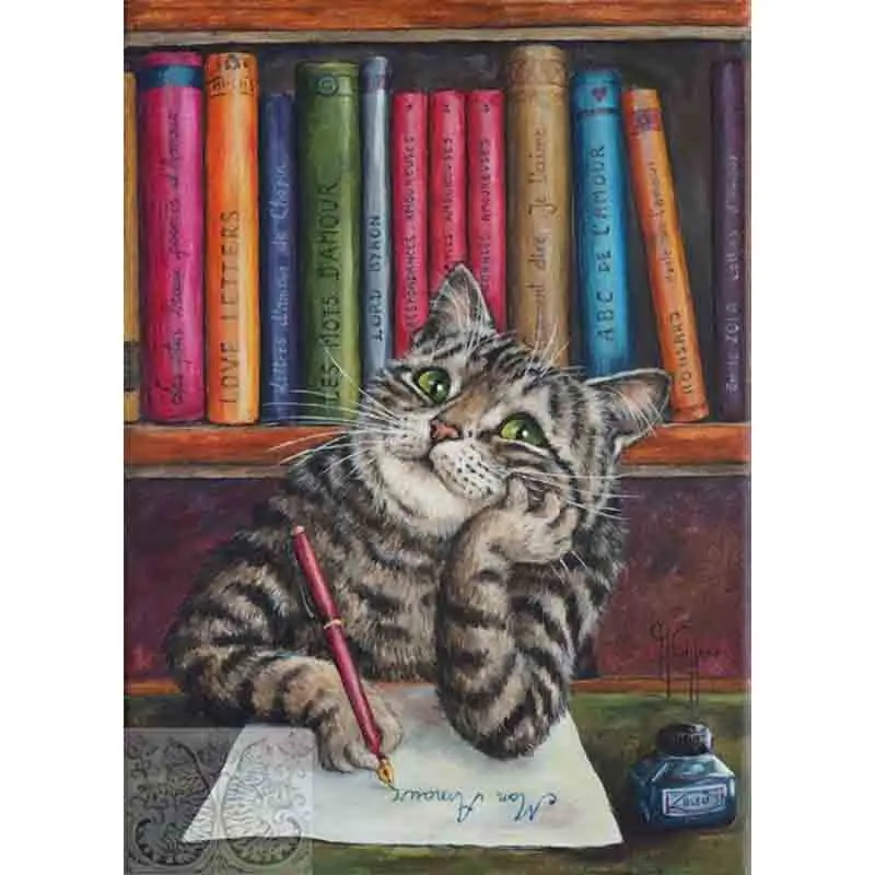 kexinzu Full Square Round Drill 5D DIY Diamond Painting "Animal Cat Writting" 3D Embroidery Cross Stitch Mosaic Home Decor Gift
kexinzu Full Square Round Drill 5D DIY Diamond Painting "Animal Cat Writting" 3D Embroidery Cross Stitch Mosaic Home Decor Gift