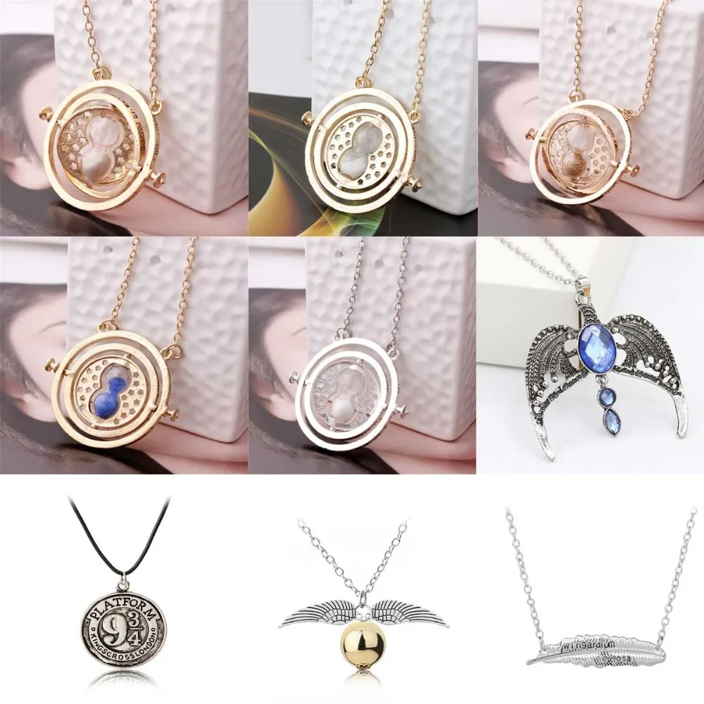 CUTEECO Fine Potter Magic Book Series Vintage Pendant Necklace Death Hallows Magic Academy Badge Necklace Rotating Horcrux
CUTEECO Fine Potter Magic Book Series Vintage Pendant Necklace Death Hallows Magic Academy Badge Necklace Rotating Horcrux