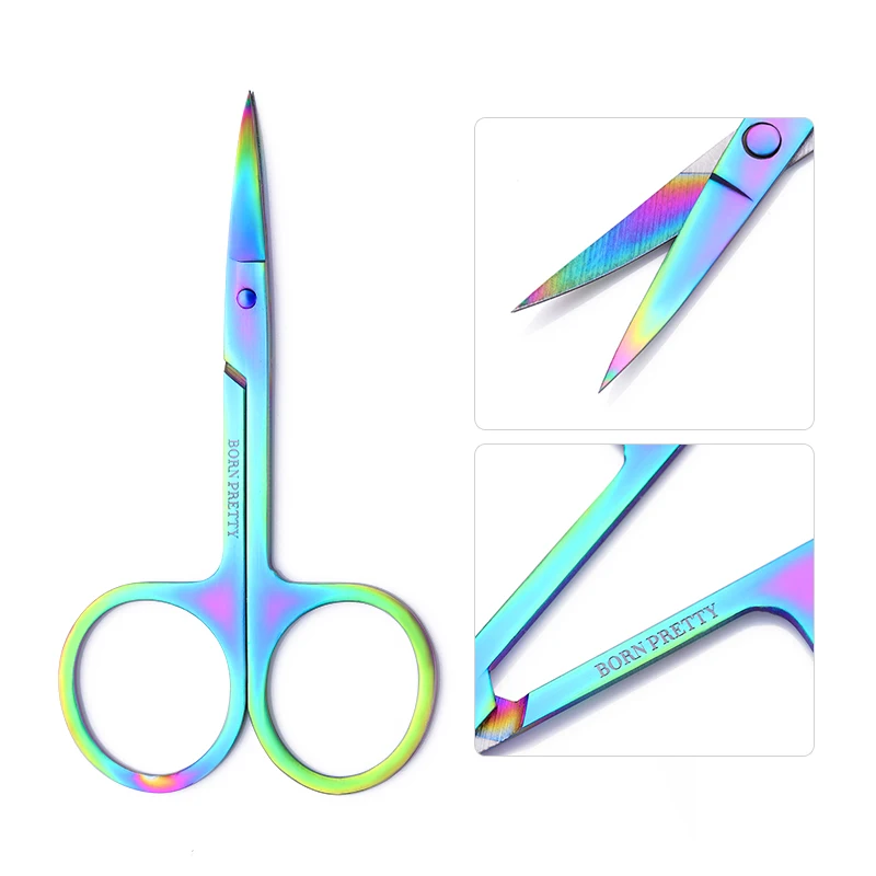 BORN PRETTY Chameleon Eyebrow Scissor Nail Cuticle Cutter Hair Dead Skin Remover Rainbow Makeup Scissor Manicure Nail Art Tool
BORN PRETTY Chameleon Eyebrow Scissor Nail Cuticle Cutter Hair Dead Skin Remover Rainbow Makeup Scissor Manicure Nail Art Tool
