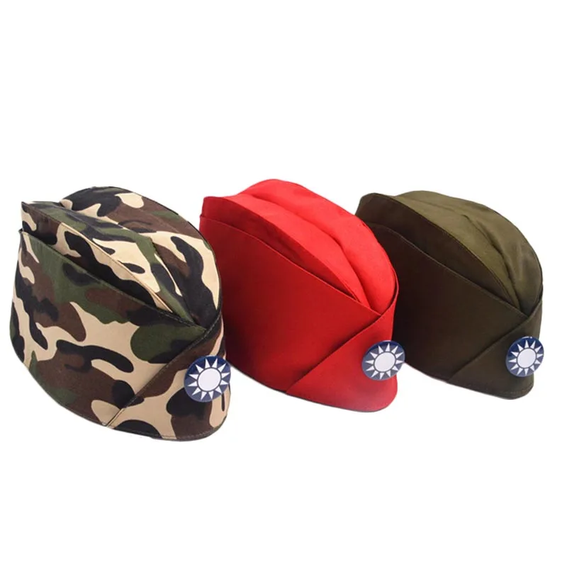 Women's Cap Green Camo Badge Army Cap Women Sailor Military Stage Performance Dance Hats Chinese Boat Cap BH
Women's Cap Green Camo Badge Army Cap Women Sailor Military Stage Performance Dance Hats Chinese Boat Cap BH