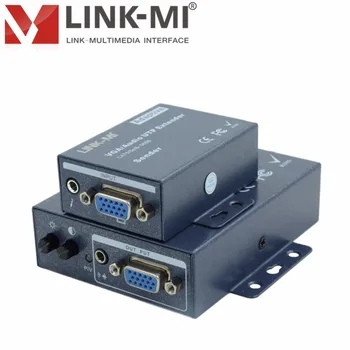 100m Audio Video VGA Extender Transmitter and Receiver Over Cat5/5e/6 Support Local and Remote VGA Monitors
100m Audio Video VGA Extender Transmitter and Receiver Over Cat5/5e/6 Support Local and Remote VGA Monitors