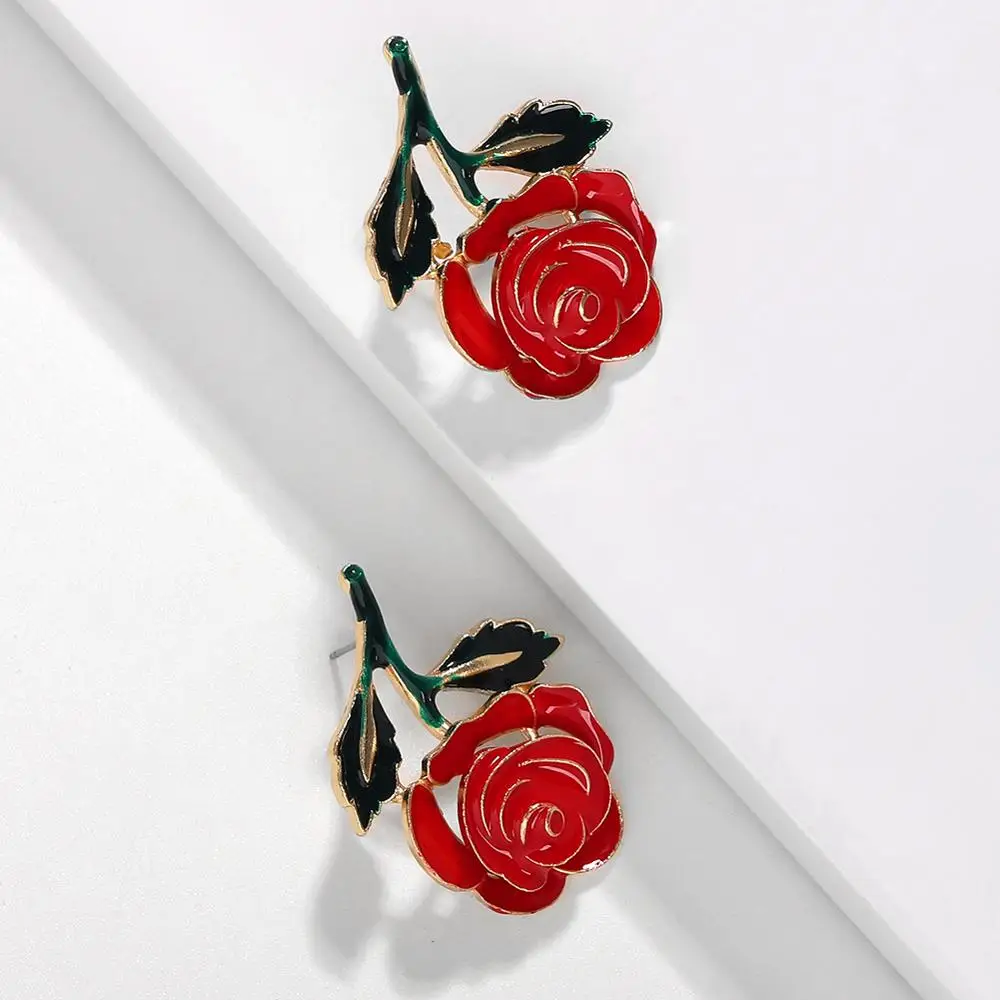 Romantic Alloy Painting Black Stud Earrings for Women Flower Earrings Punk 2019 Holiday Birthday Gifts New Design Wholesale
Romantic Alloy Painting Black Stud Earrings for Women Flower Earrings Punk 2019 Holiday Birthday Gifts New Design Wholesale