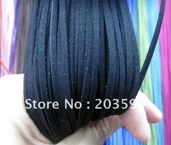 Wholesale (100CM / 39.37"/pcs) Black Flat Faux Suede Leather Cord 2.5mm x 1.5mm DIY Rope for Jewelry
Wholesale (100CM / 39.37"/pcs) Black Flat Faux Suede Leather Cord 2.5mm x 1.5mm DIY Rope for Jewelry