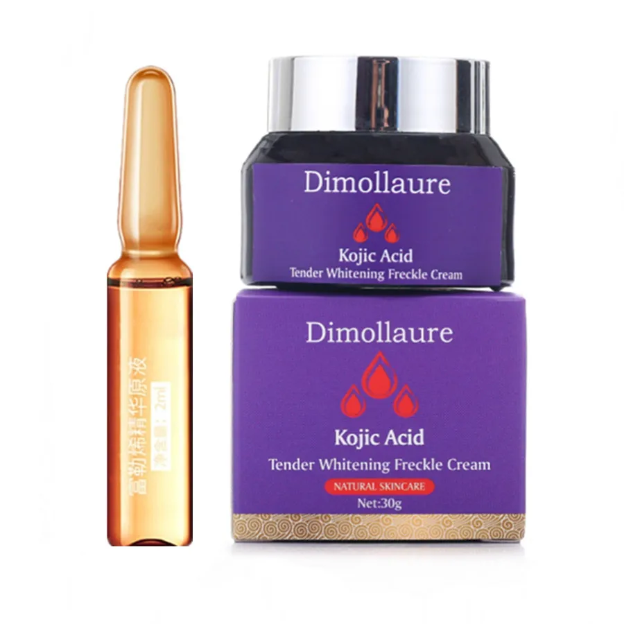 Dimollaure Kojic Acid whitening cream+Fullerene Anti-wrinkle Serum Removal Freckle melasma brown spots moisturizing Elasticity
Dimollaure Kojic Acid whitening cream+Fullerene Anti-wrinkle Serum Removal Freckle melasma brown spots moisturizing Elasticity