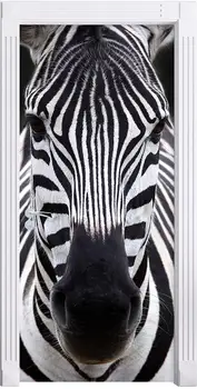 3D Customized Zebra Door Mural Wallpaper mural Wall Print Decal Wall Mural Photo self adhesive door wrap 
3D Customized Zebra Door Mural Wallpaper mural Wall Print Decal Wall Mural Photo self adhesive door wrap