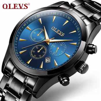 OLEVS Brand Men Sport Chronograph Watches All pointers work Waterproof Fashion Steel Stainless Quartz Watch Relogio Masculino
OLEVS Brand Men Sport Chronograph Watches All pointers work Waterproof Fashion Steel Stainless Quartz Watch Relogio Masculino