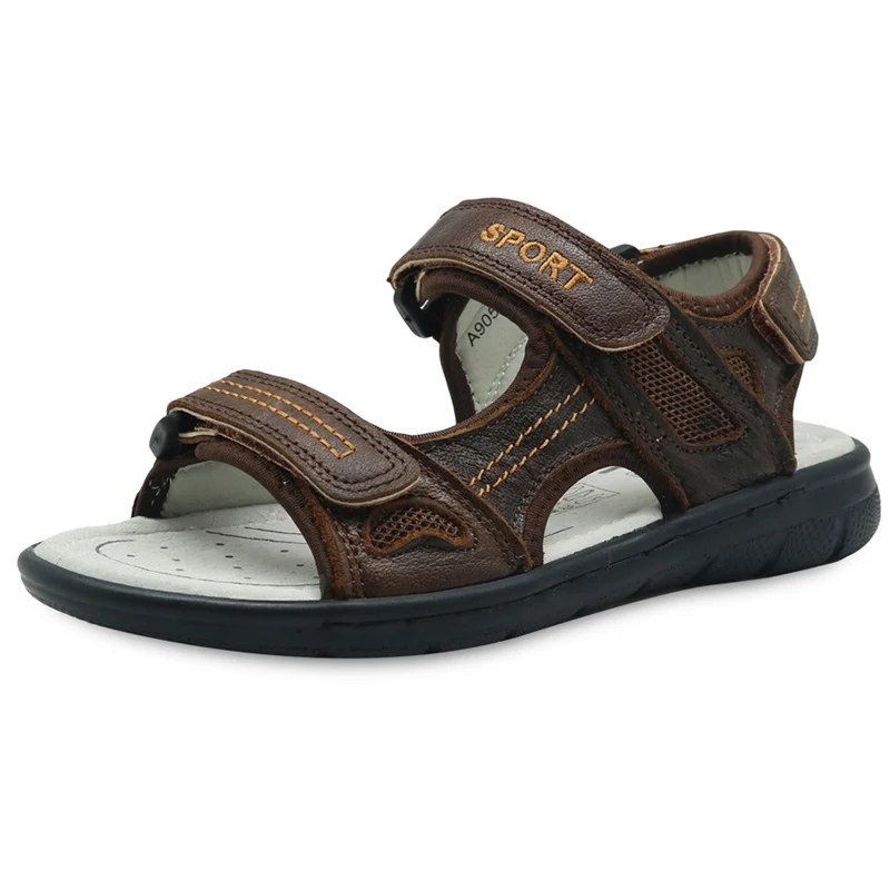 2019 New Genuine Leather Big Boys Beach Sandals Ankle Strap Anti-slippery Children Casual Sandals Shoes A9057
2019 New Genuine Leather Big Boys Beach Sandals Ankle Strap Anti-slippery Children Casual Sandals Shoes A9057