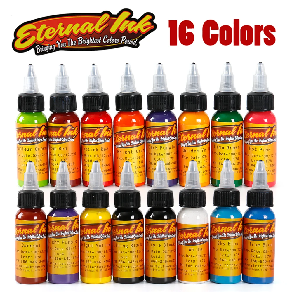 16Pcs 30ml / 1oz Tattoo Ink Set Permanent Makeup Painting Cosmetics Eyebrow Eyeliner Lip Beauty Tools Tattoo ink
16Pcs 30ml / 1oz Tattoo Ink Set Permanent Makeup Painting Cosmetics Eyebrow Eyeliner Lip Beauty Tools Tattoo ink