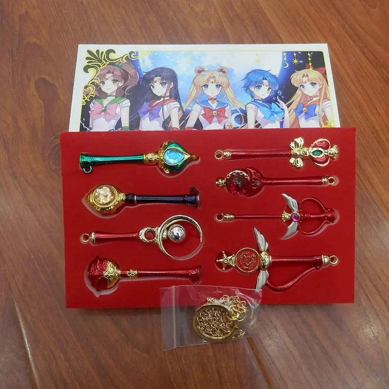 anime Pretty Soldier Sailor Moon key chain toy model Accessory Set Gift collection Periphery Pendant Cosplay accessories
anime Pretty Soldier Sailor Moon key chain toy model Accessory Set Gift collection Periphery Pendant Cosplay accessories