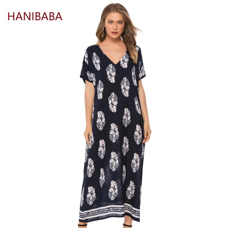 New White Printed Long Dress 2019 Women V-neck Short-sleeve Chiffon Dress Loose Casual Plus Size Beach Office Robe Femme Vestido
New White Printed Long Dress 2019 Women V-neck Short-sleeve Chiffon Dress Loose Casual Plus Size Beach Office Robe Femme Vestido