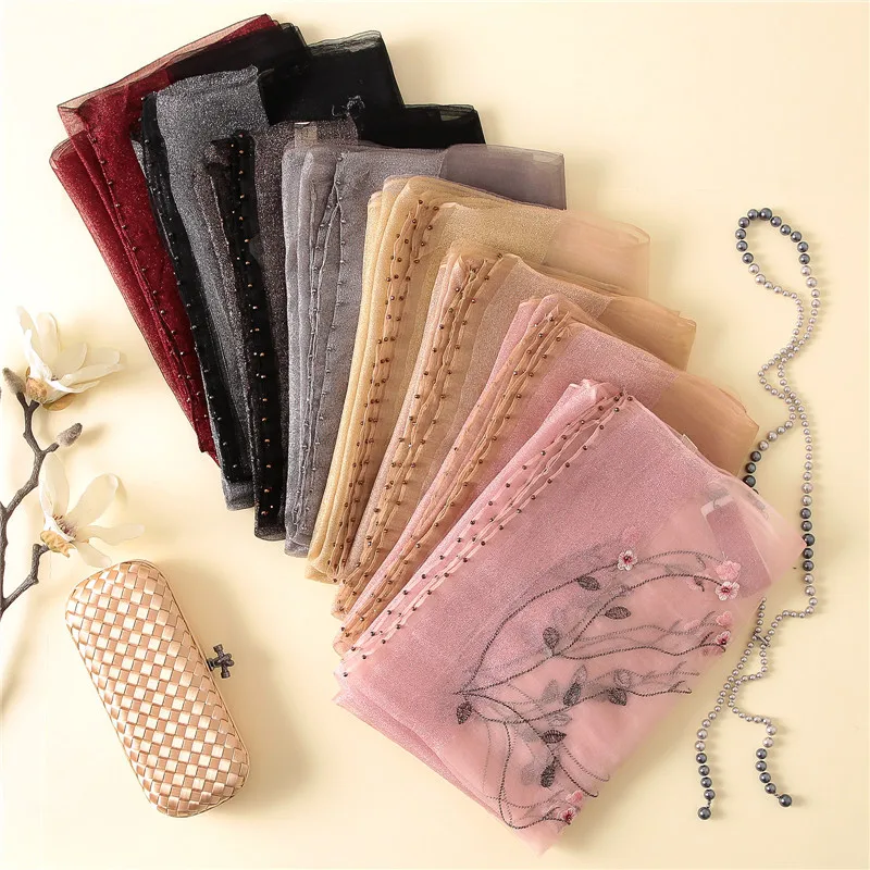 Embroidery 2019 new designer brand high quality women scarf spring summer silk scarves lady shawls and wraps sunscreen stoles
Embroidery 2019 new designer brand high quality women scarf spring summer silk scarves lady shawls and wraps sunscreen stoles