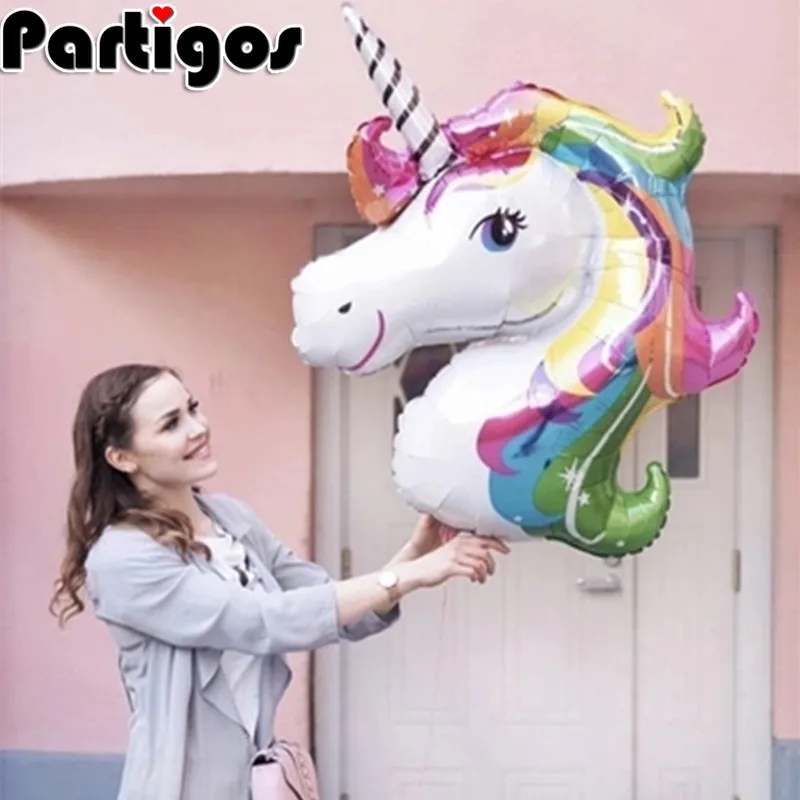1PCS balloons 116CM giant inflatable rainbow Unicorn balloon kids baby shower toys unicorn birthday party decor supplies globos
1PCS balloons 116CM giant inflatable rainbow Unicorn balloon kids baby shower toys unicorn birthday party decor supplies globos