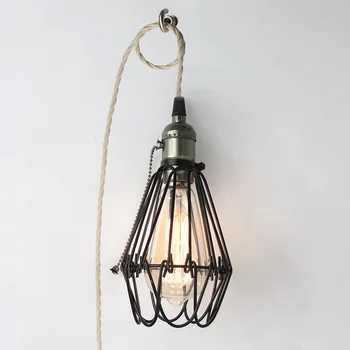 Ecolight Iron Retro Industrial Style Pendant Light for Bar Coffee Hanging Lamp with EU Plug E27 Socket 5 Meters Brown Knit Wires
Ecolight Iron Retro Industrial Style Pendant Light for Bar Coffee Hanging Lamp with EU Plug E27 Socket 5 Meters Brown Knit Wires