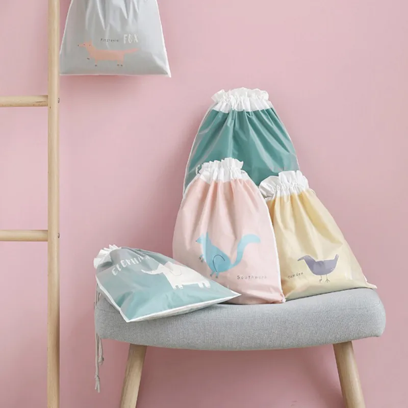 2PCs Travel Organizer Waterproof Cute animals printed Storage Bag PVC Drawstring Storage Bag Luggage Organizer
2PCs Travel Organizer Waterproof Cute animals printed Storage Bag PVC Drawstring Storage Bag Luggage Organizer