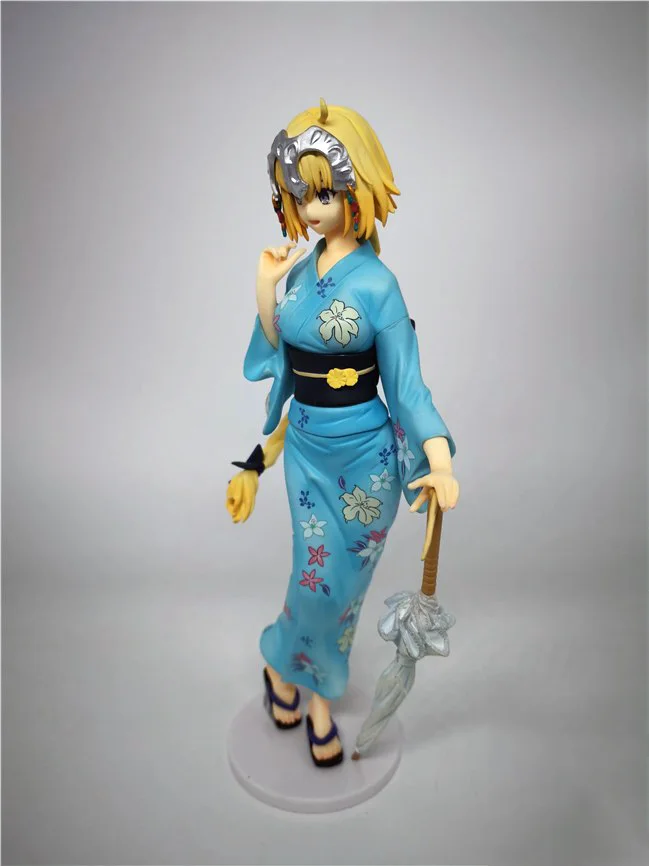 Anime action model figure Jeanne D Arc FateGrand Order saber kimono 21cm 18 Ruler Saber collection PVC toy gift F7323 (9)