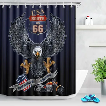 LB Motorbike America's Highway Eagle Shower Curtains Hooks Waterproof Custom Bathroom Curtain Fabric For Kids Bathtub Decor
LB Motorbike America's Highway Eagle Shower Curtains Hooks Waterproof Custom Bathroom Curtain Fabric For Kids Bathtub Decor