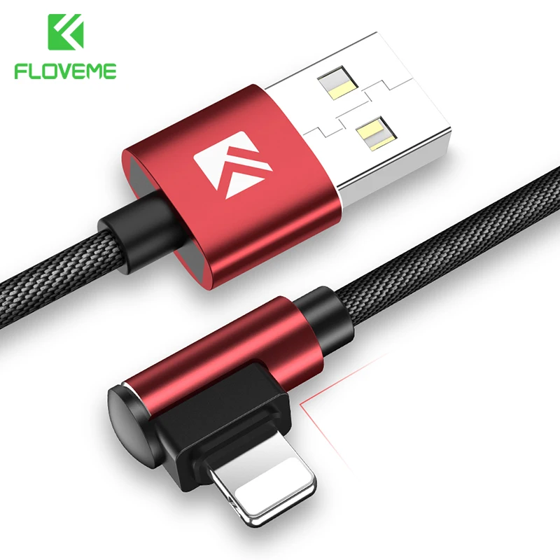 FLOVEME l образный usb кабель для iPhone X 8 7 6 Plus SE быстрой передачи данных XS MAX XR зарядка