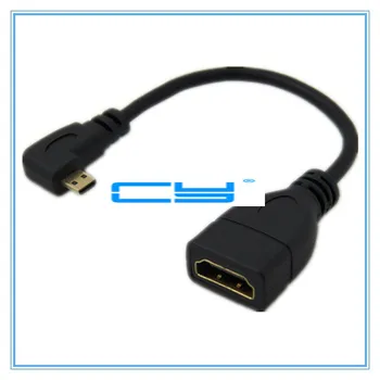 15cm Micro HDMI Right Angle 90 Degree to HDMI Female Cable Adapter Convertor 1080P for Camera Phones Tablet Free shipping
15cm Micro HDMI Right Angle 90 Degree to HDMI Female Cable Adapter Convertor 1080P for Camera Phones Tablet Free shipping