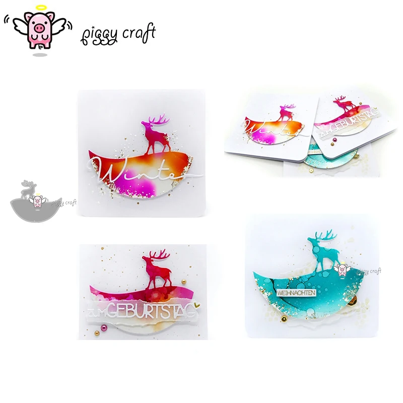 Piggy Craft metal cutting dies cut die mold Deer frame decoration Scrapbook paper craft knife mould blade punch stencils dies
Piggy Craft metal cutting dies cut die mold Deer frame decoration Scrapbook paper craft knife mould blade punch stencils dies