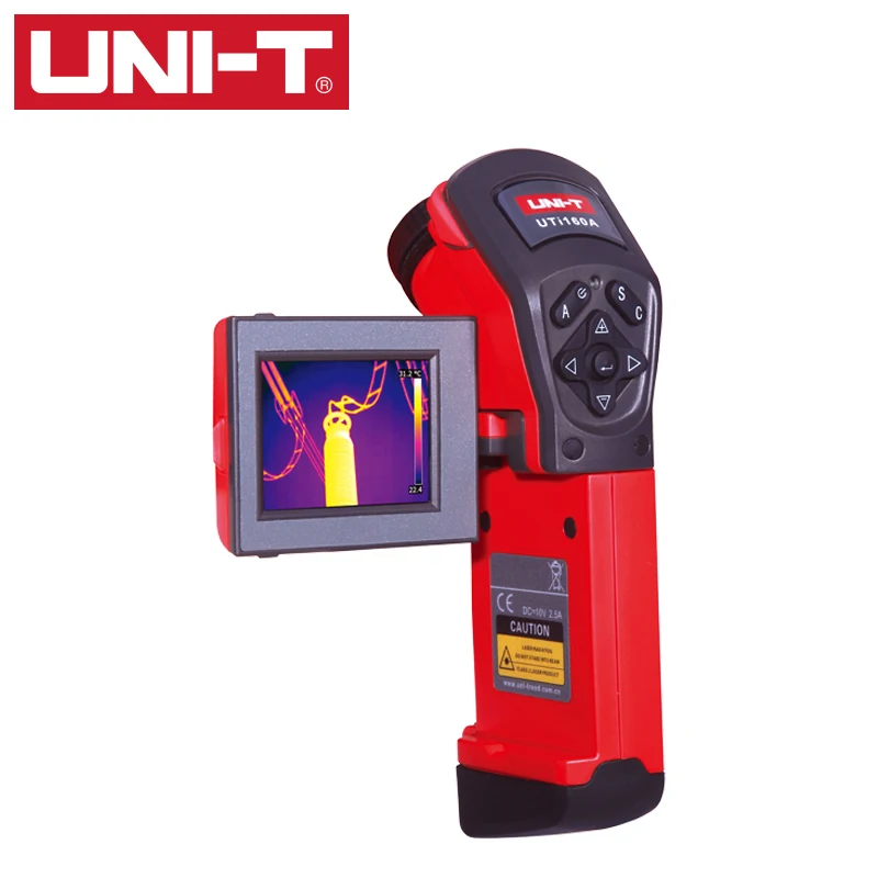 UNI-T UTi160A Infrared Thermal Imager Meter Thermal Imaging Camera,160*120 pixels,2.8 inches TFT LCD, 16G Image storage,IP54 
UNI-T UTi160A Infrared Thermal Imager Meter Thermal Imaging Camera,160*120 pixels,2.8 inches TFT LCD, 16G Image storage,IP54