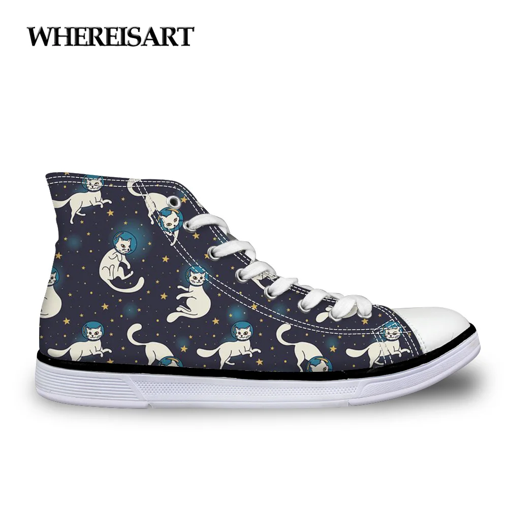 WHEREISART Black Cat Women Vulcanize Shoes For Teenager Girls Lace-up Sneakers Cute Comfortable Summer High Top Canvas Footwear
WHEREISART Black Cat Women Vulcanize Shoes For Teenager Girls Lace-up Sneakers Cute Comfortable Summer High Top Canvas Footwear
