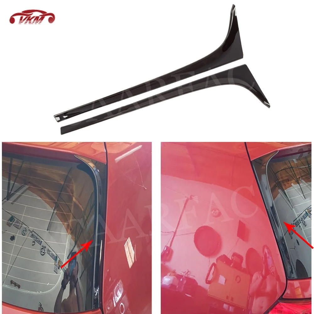 ABS Rear Spoiler Side Wings for VW Golf 7 7.5 VII MK7 MK7.5 Standard 2014 -2019 black Windshield Winglet Trim Sticker Covers
ABS Rear Spoiler Side Wings for VW Golf 7 7.5 VII MK7 MK7.5 Standard 2014 -2019 black Windshield Winglet Trim Sticker Covers