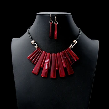 2019 Fashion New Acrylic Drop Jewelry Set Leather Rope Necklace Geometric Square Pendant Charm Earring Set Wedding Party
2019 Fashion New Acrylic Drop Jewelry Set Leather Rope Necklace Geometric Square Pendant Charm Earring Set Wedding Party