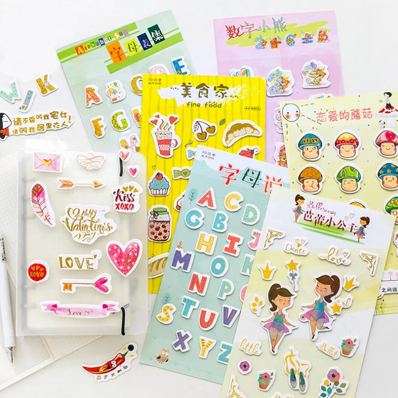 3D hot stamping digital letter girl sticker photo album Scrapbook decoration sticker diy Handmade gift card stickers Arts Craft
3D hot stamping digital letter girl sticker photo album Scrapbook decoration sticker diy Handmade gift card stickers Arts Craft