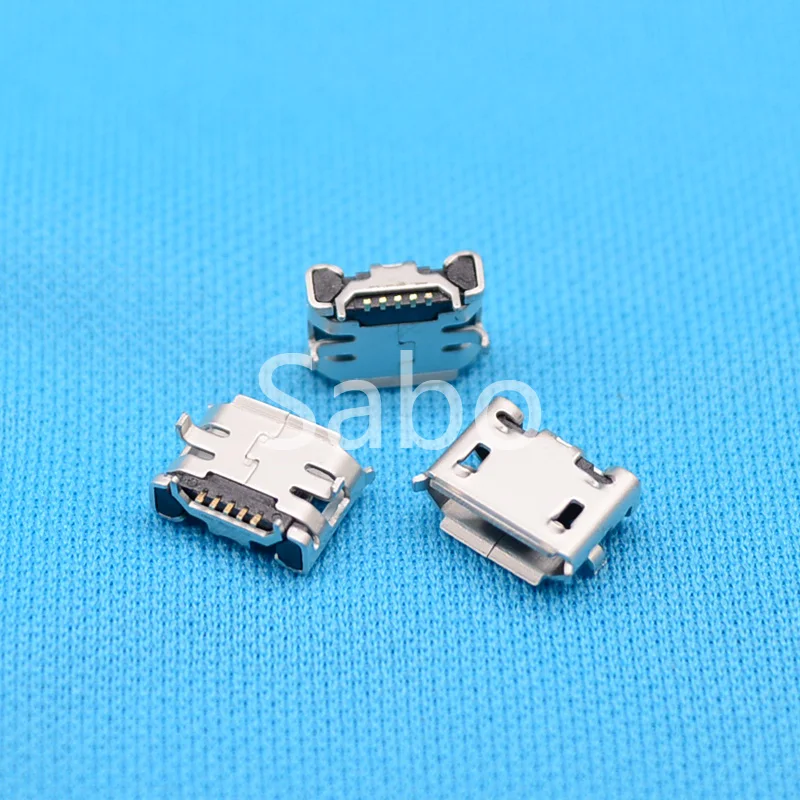 10pcs Micro USB Connector Jack Female Type 5Pin SMT for phones Tail Charging socket PCB Board | Обустройство дома