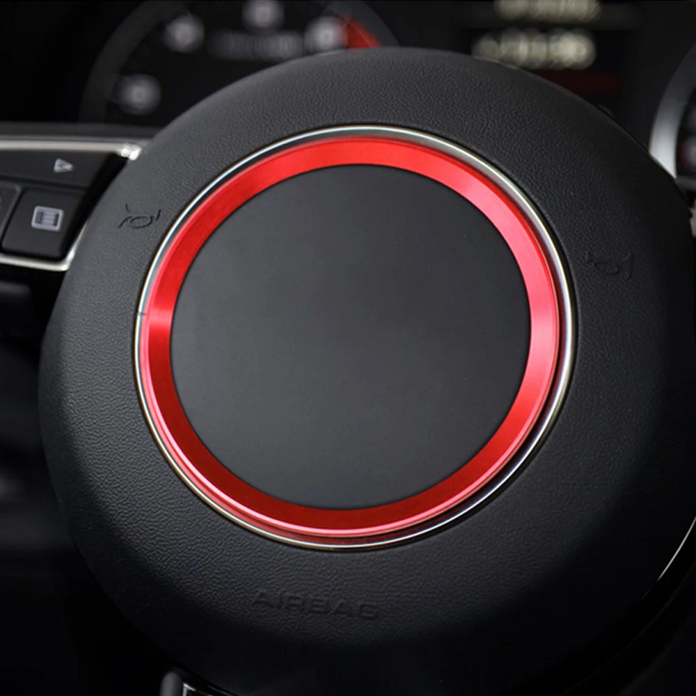 3D Aluminium Trim Car Steering Wheel Cover Logo Ring For Audi A1 A3 A4 A5 A6 A7 Q3 Q5 S3 S5 S7 TT Auto Accessories
3D Aluminium Trim Car Steering Wheel Cover Logo Ring For Audi A1 A3 A4 A5 A6 A7 Q3 Q5 S3 S5 S7 TT Auto Accessories