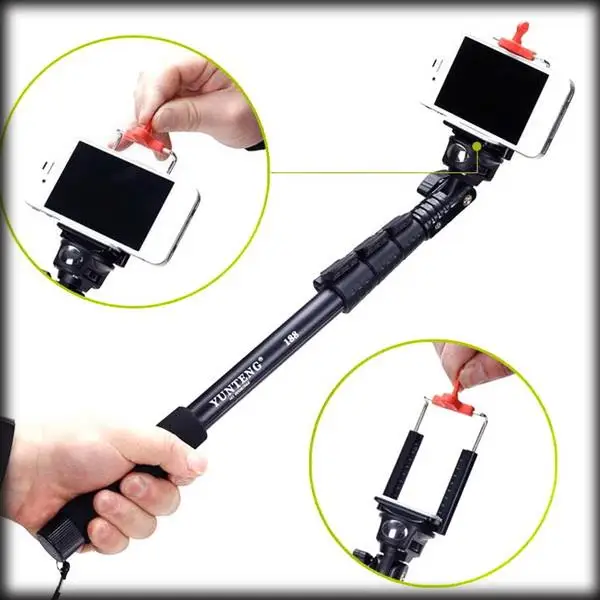 by dhl or ems 100 pieces Self Stick New Style Yun Teng C-188 Gopro Monopod Tripod+Phone Holder Tripod Mobile phone Monopod
by dhl or ems 100 pieces Self Stick New Style Yun Teng C-188 Gopro Monopod Tripod+Phone Holder Tripod Mobile phone Monopod