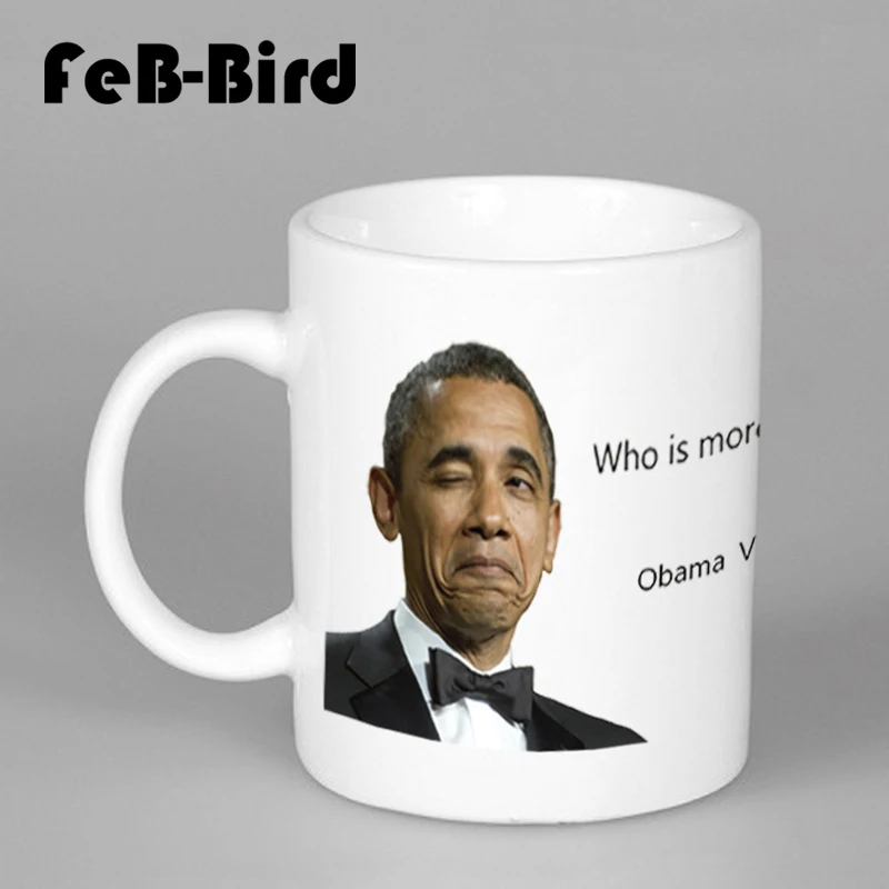 Obama VS Putin, New Kawaii Coffee Cups and Mugs With White Color and Round Handle 2018
Obama VS Putin, New Kawaii Coffee Cups and Mugs With White Color and Round Handle 2018