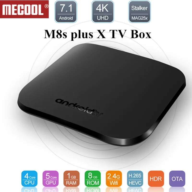 Mecool M8s Plus X Smart TV Box Android 7.1 Amlogic S905W 1G/8G 2.4G+5G WiFi 4K Support MAG 250 Stalker IPTV Box PK x96 mini
Mecool M8s Plus X Smart TV Box Android 7.1 Amlogic S905W 1G/8G 2.4G+5G WiFi 4K Support MAG 250 Stalker IPTV Box PK x96 mini
