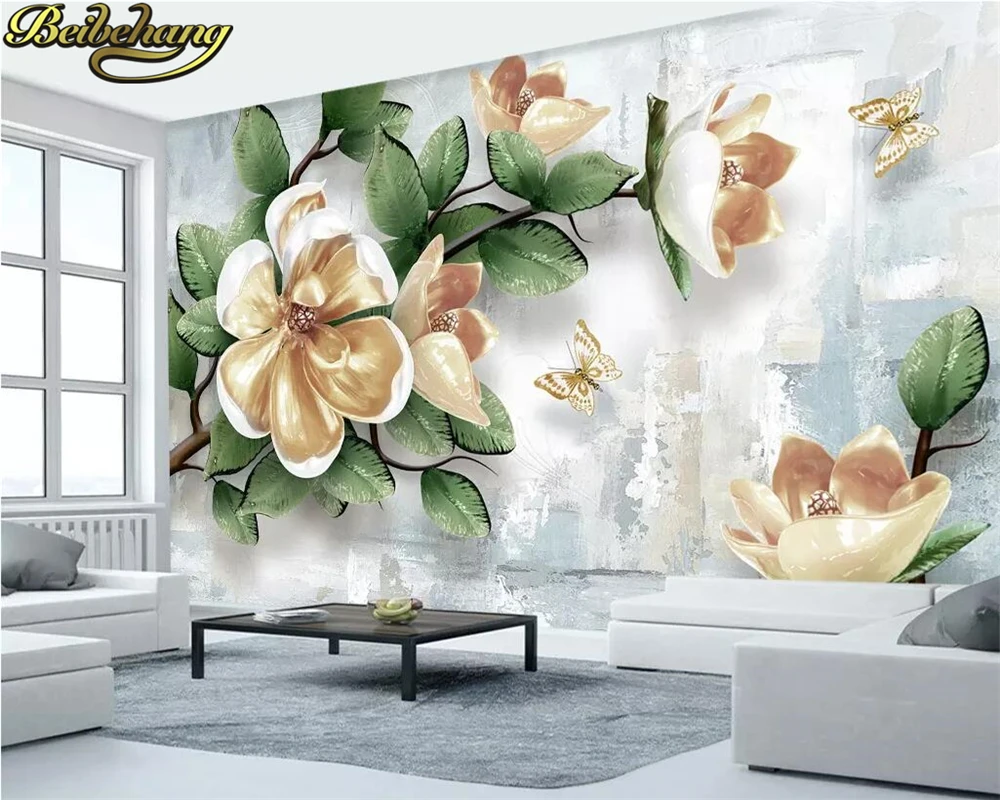 beibehang papel de parede Custom wallpaper Nordic 3d embossed magnolia simple TV background wall papers home decor 3d wallpaper
beibehang papel de parede Custom wallpaper Nordic 3d embossed magnolia simple TV background wall papers home decor 3d wallpaper