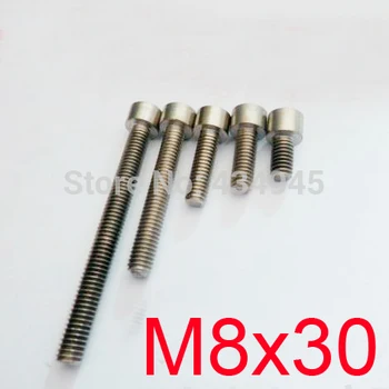 Free Shipping 30pcs M8 x 30 M8 Thread Diameter 30mm Length Hex socket head cap Ti screw Gr2 cup head Titanium bolts
Free Shipping 30pcs M8 x 30 M8 Thread Diameter 30mm Length Hex socket head cap Ti screw Gr2 cup head Titanium bolts