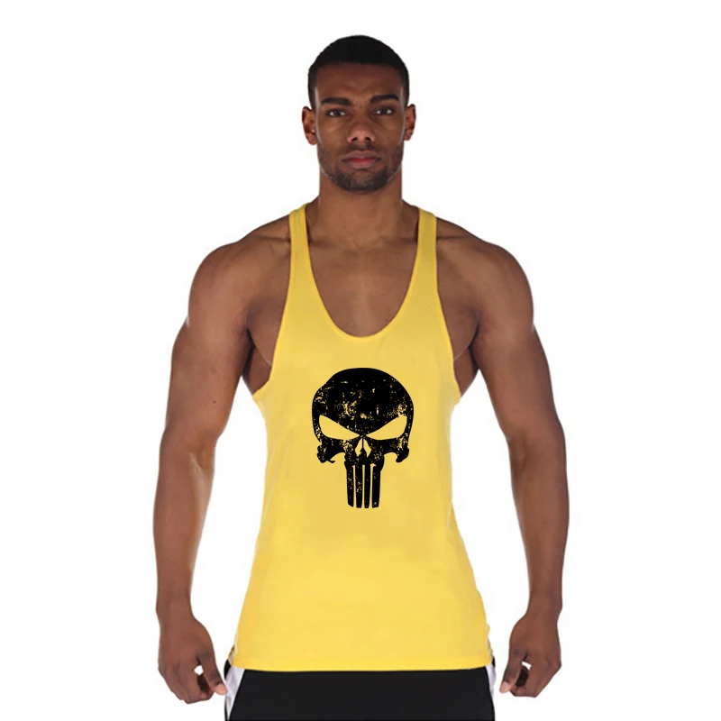 Skulls Printed Clothing Fitness Tank Top Men Stringer Tanktop Bodybuilding Muscle Shirt Workout Vests Gyms Undershirt Singlet
Skulls Printed Clothing Fitness Tank Top Men Stringer Tanktop Bodybuilding Muscle Shirt Workout Vests Gyms Undershirt Singlet
