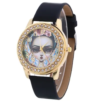 Wristwatches Luxury Crystal Pattern Watch Women Watches Leather Ladies Watch Hours Clocks montre femme relogio feminino Gifts
Wristwatches Luxury Crystal Pattern Watch Women Watches Leather Ladies Watch Hours Clocks montre femme relogio feminino Gifts