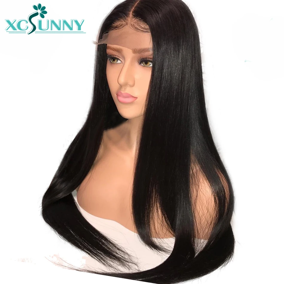 xcsunny Silky Straight 5x4.5 Silk Base Lace Front Human Hair Wigs With Baby Hair Pre Plucked Bleached Knots Peruvian Remy Hair
xcsunny Silky Straight 5x4.5 Silk Base Lace Front Human Hair Wigs With Baby Hair Pre Plucked Bleached Knots Peruvian Remy Hair