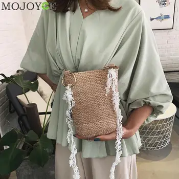 Women Lady Girl Straw Shoulder Crossbody Bag Fashion Casual Lace Shoulder Strap Beach Bags
Women Lady Girl Straw Shoulder Crossbody Bag Fashion Casual Lace Shoulder Strap Beach Bags