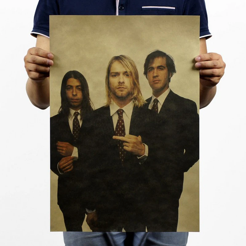 Free shipping,Cobain Nirvana/rock band star/kraft paper/Cafe/bar poster/ Retro Poster/decorative painting 51x35.5cm
Free shipping,Cobain Nirvana/rock band star/kraft paper/Cafe/bar poster/ Retro Poster/decorative painting 51x35.5cm