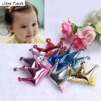 ISHOWTIENDA Kids 2PCS Hair Clips Girls Party Princess