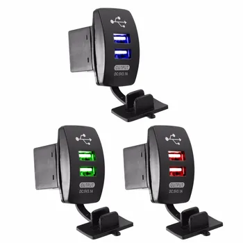 Dual USB 12V Car Charger Socket Splitter Power Adapter Outlet for Motorbike Car Boat ATV UTV
Dual USB 12V Car Charger Socket Splitter Power Adapter Outlet for Motorbike Car Boat ATV UTV