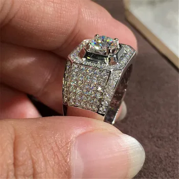 Vecalon Luxury Male ring 925 Sterling silver Pave AAAAA Cz Party Wedding band rings For men Fine Finger Jewelry
Vecalon Luxury Male ring 925 Sterling silver Pave AAAAA Cz Party Wedding band rings For men Fine Finger Jewelry