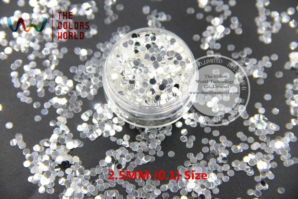 TCY001 Shinning white with silver colors Round Dot Shape 2.5MM Size glitter dust for nail Art or other DIY decoration
TCY001 Shinning white with silver colors Round Dot Shape 2.5MM Size glitter dust for nail Art or other DIY decoration