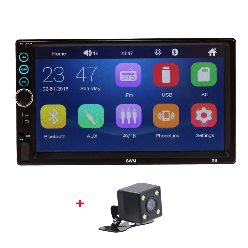 Car Radio 2 Din Autoradio 7"Mp5 Player Multimedia Player 2din Audio Bluetooth Mirror Link Steering Control Bluetooth MP5 Player
Car Radio 2 Din Autoradio 7"Mp5 Player Multimedia Player 2din Audio Bluetooth Mirror Link Steering Control Bluetooth MP5 Player